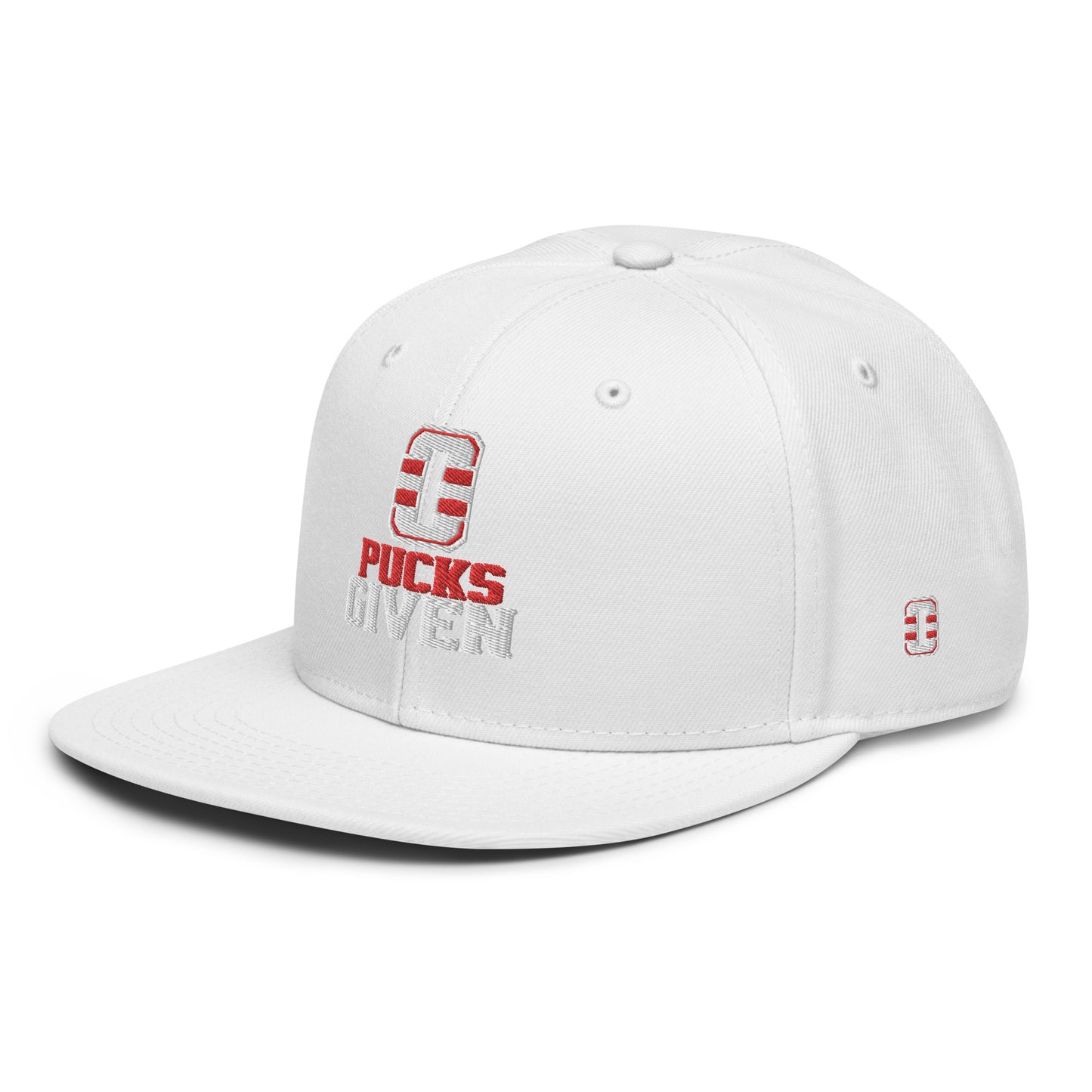 0 Pucks Given Snapback Hat