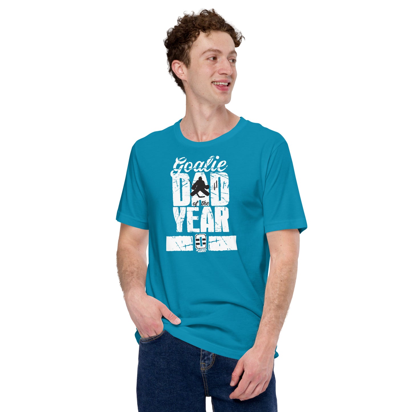 Goalie Dad Of The Year Unisex t-shirt