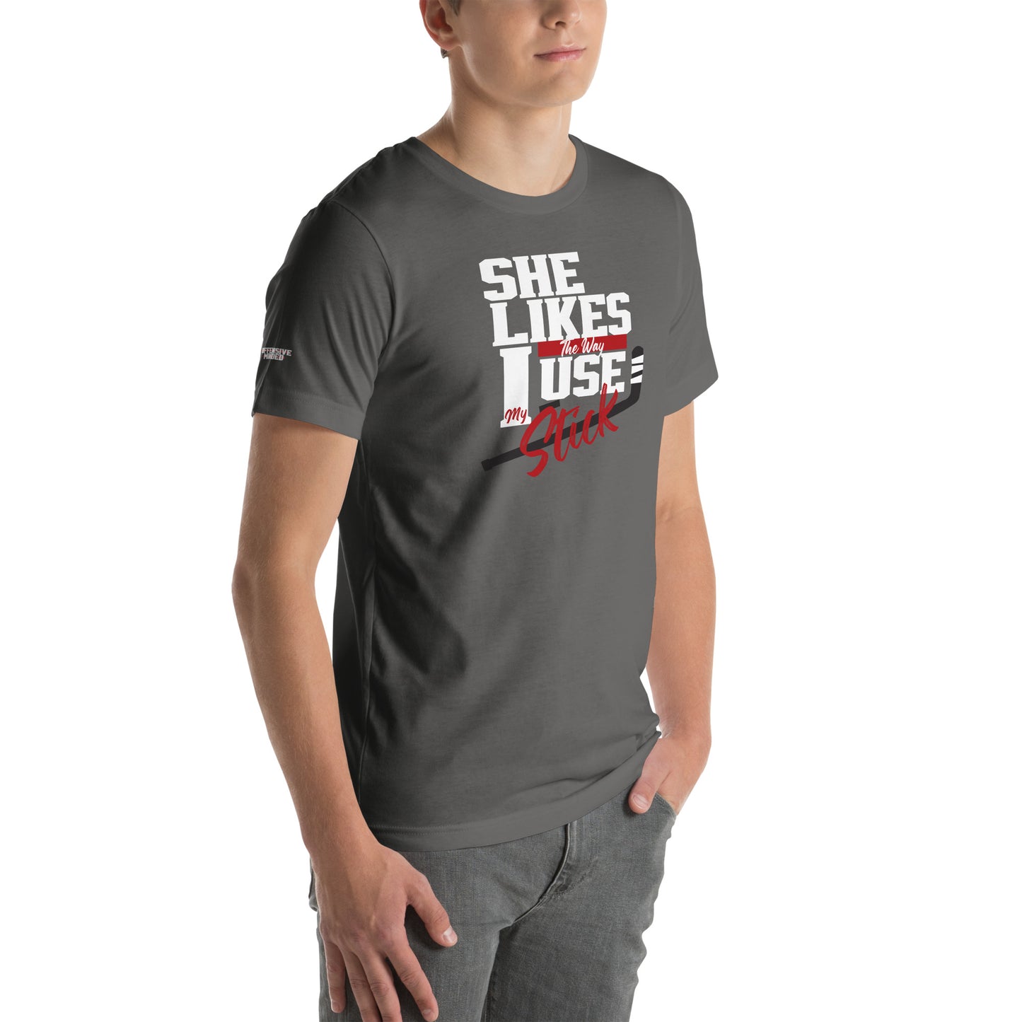 She Likes My Stick T-shirt