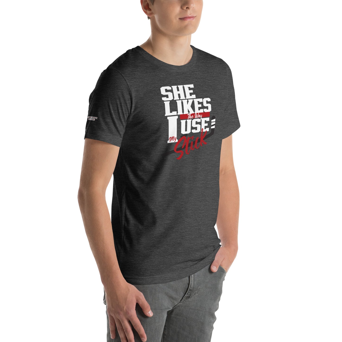 She Likes My Stick T-shirt