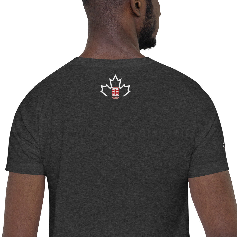 O Canada White Leaf Unisex t-shirt