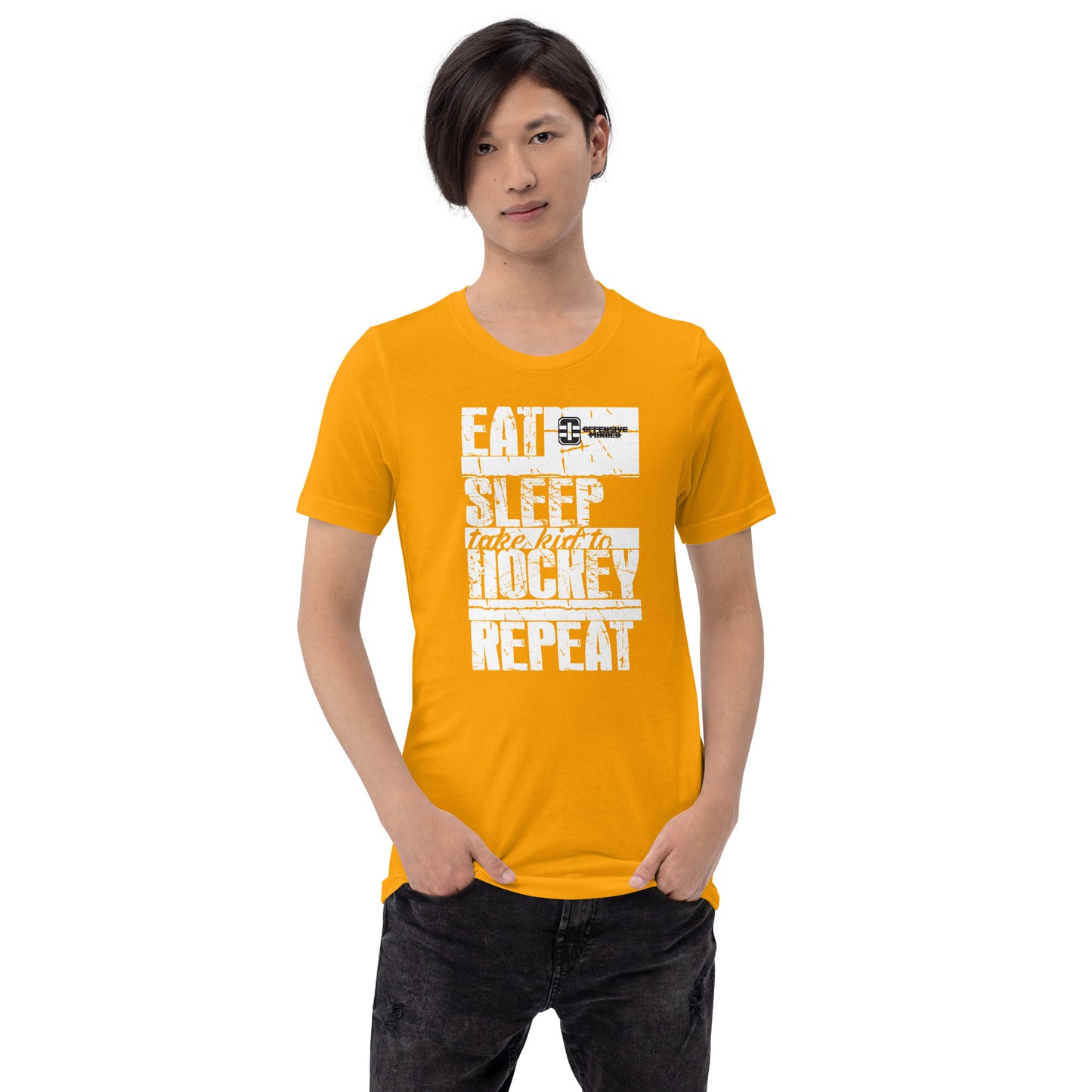Eat Sleep Hockey Repeat Unisex t-shirt