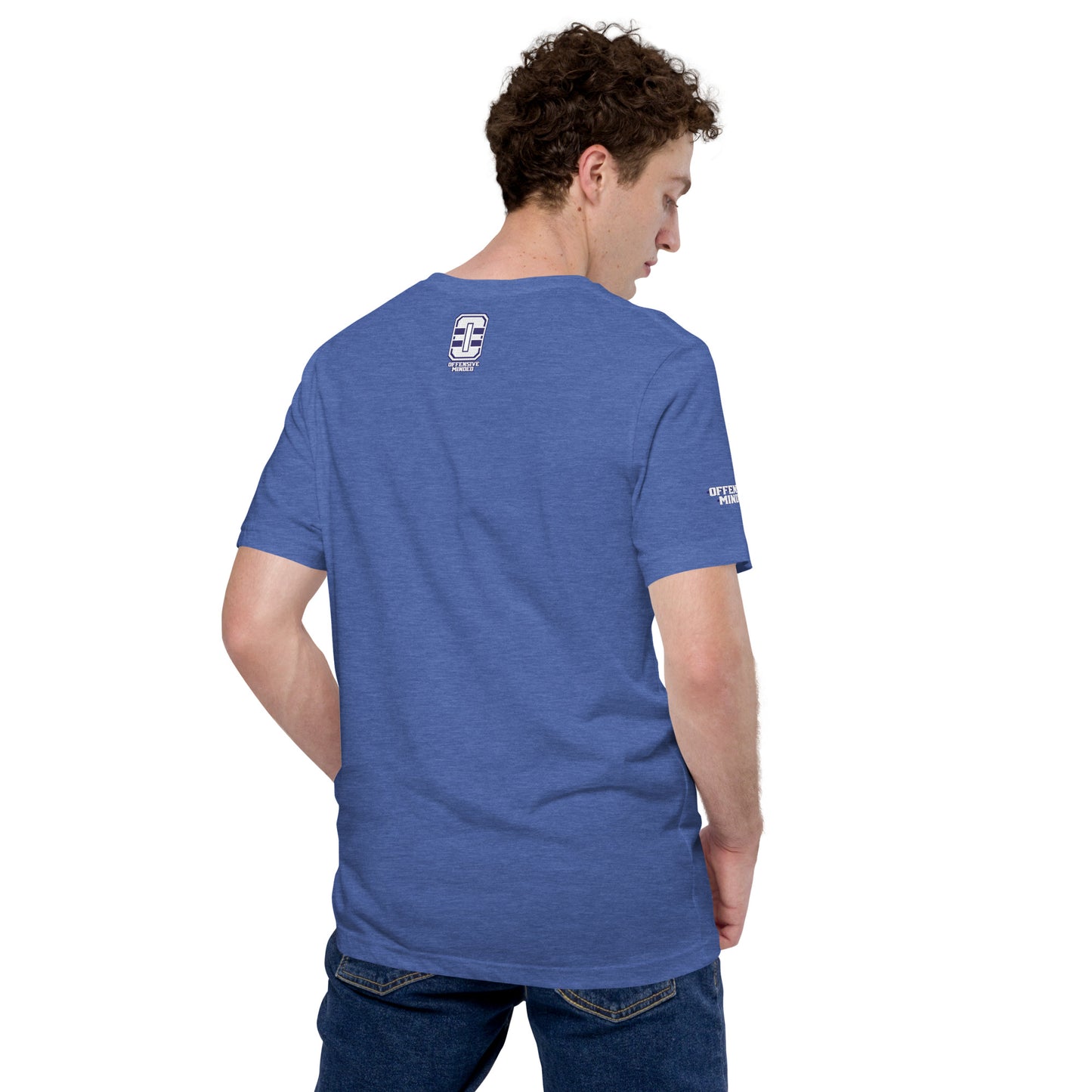 Big Papi Stache Blue Unisex t-shirt