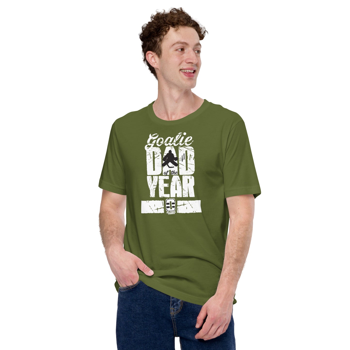 Goalie Dad Of The Year Unisex t-shirt