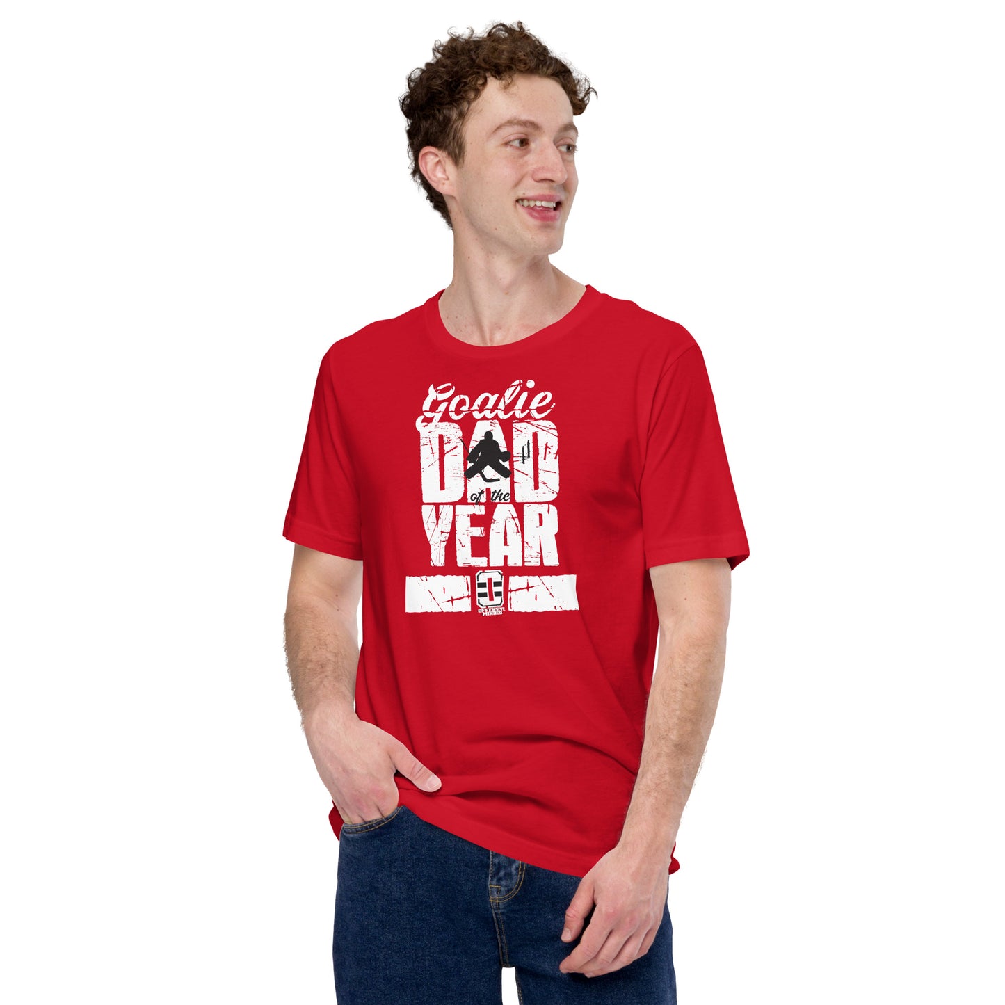 Goalie Dad Of The Year Unisex t-shirt