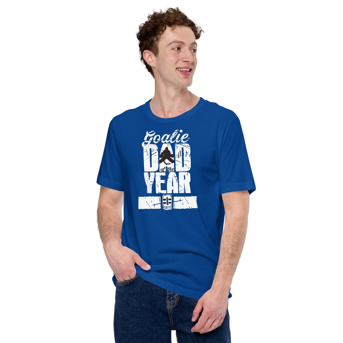 Goalie Dad Of The Year Unisex t-shirt