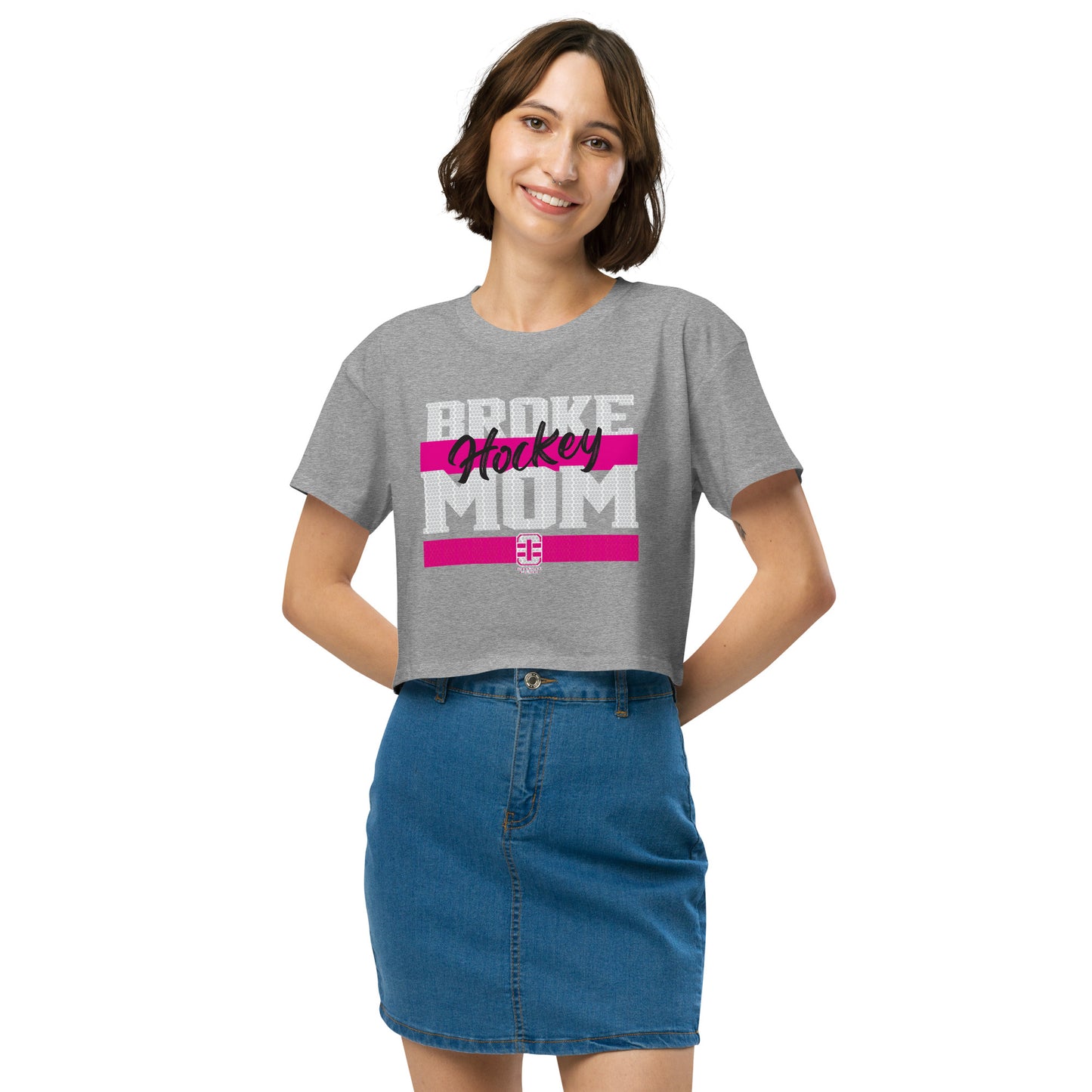 Broke Hockey Mom Women’s crop top