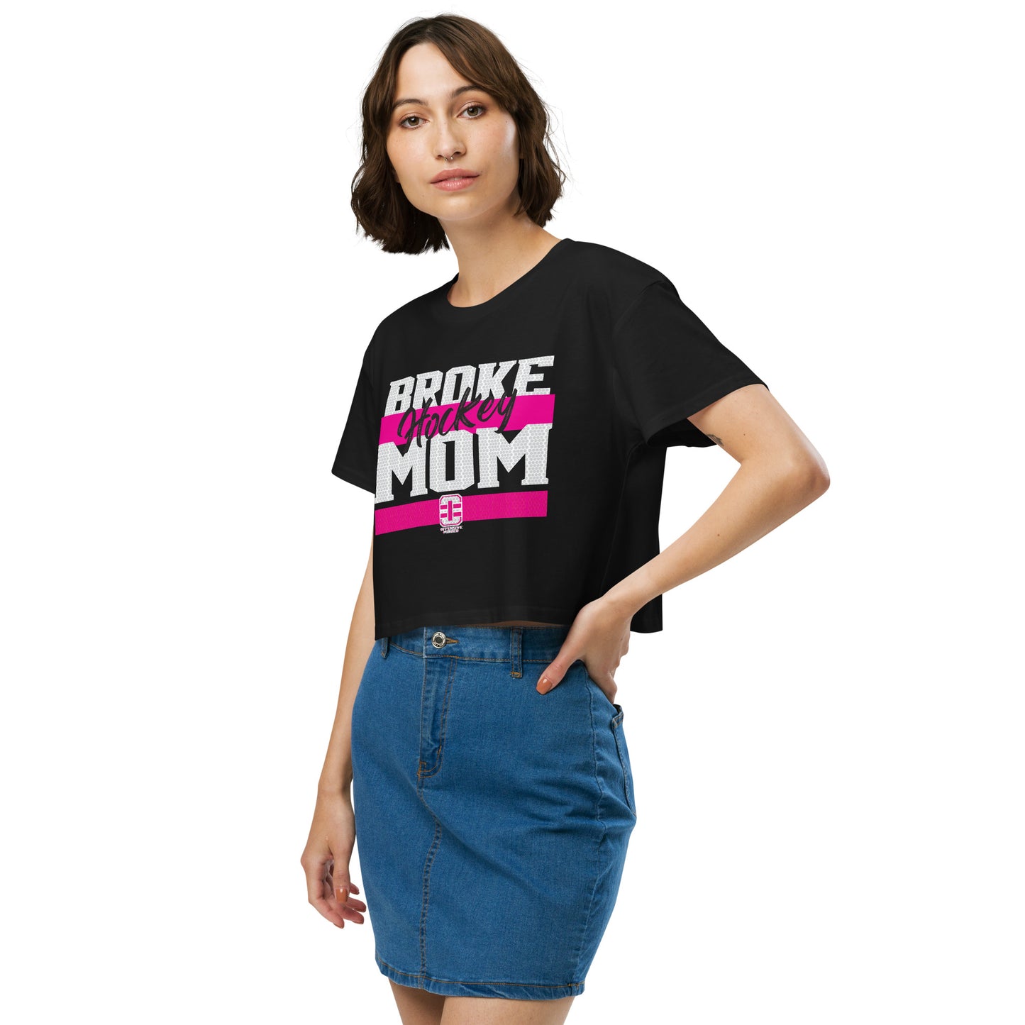 Broke Hockey Mom Women’s crop top
