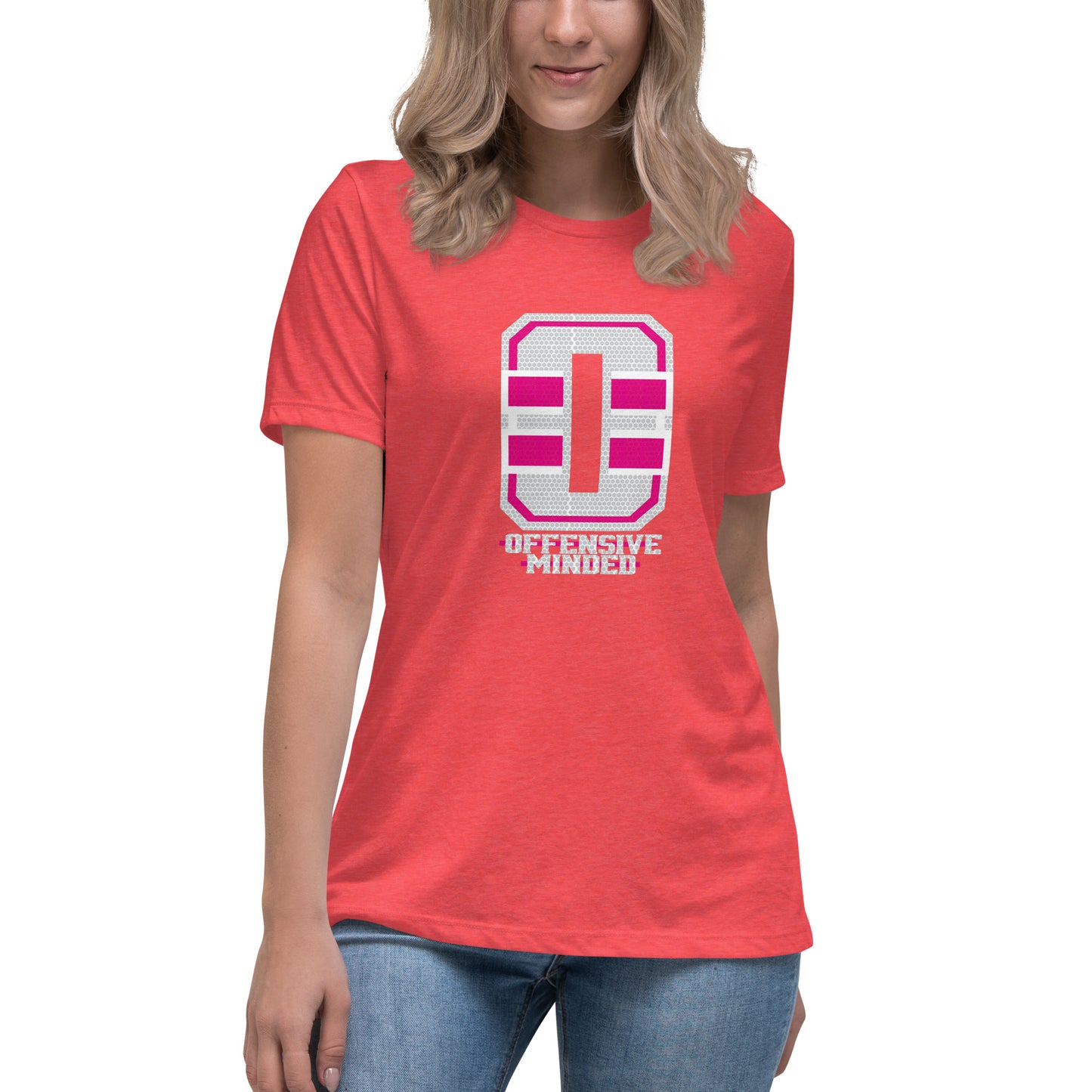 OM Pink Women's Relaxed T-Shirt
