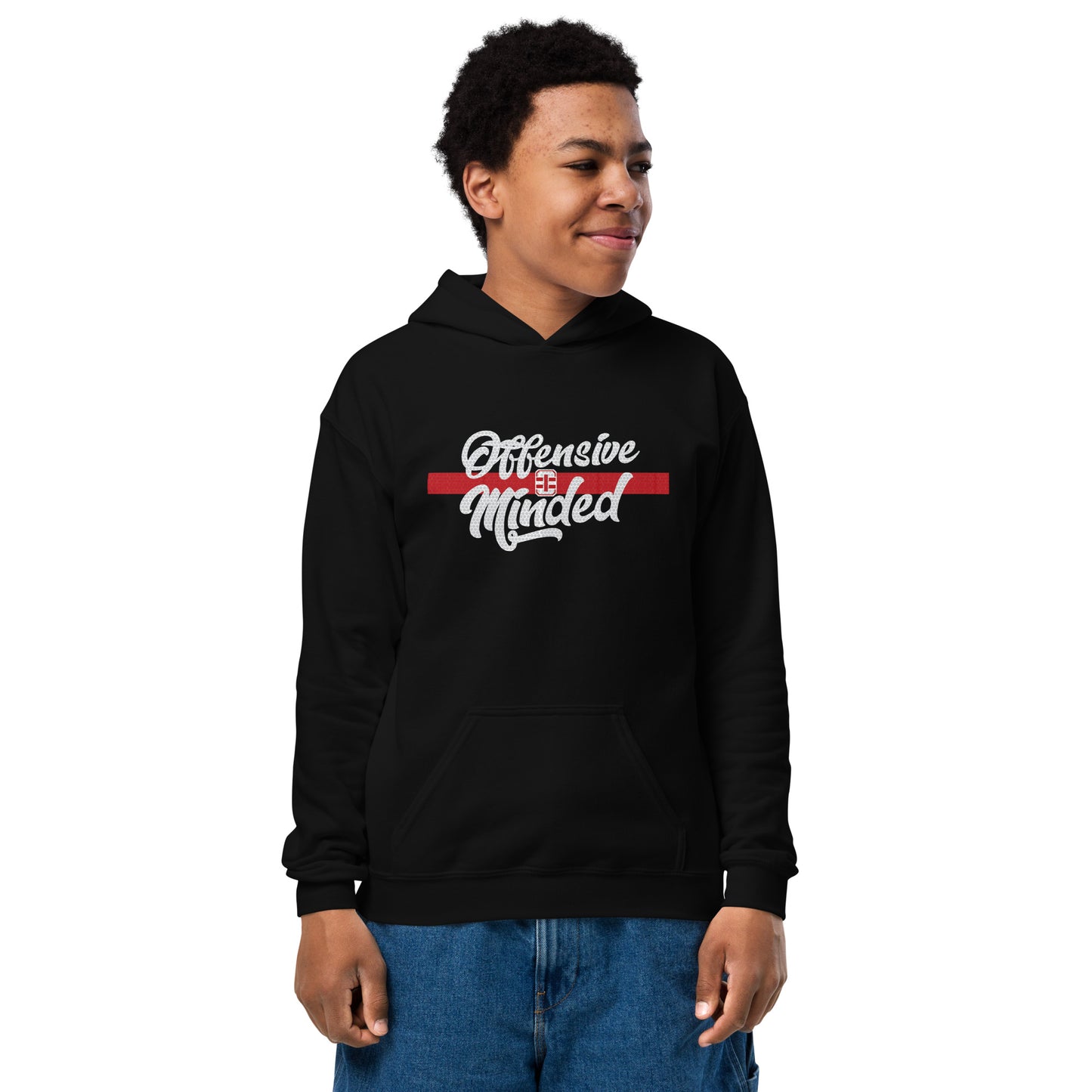 Offensive Script Youth heavy blend hoodie
