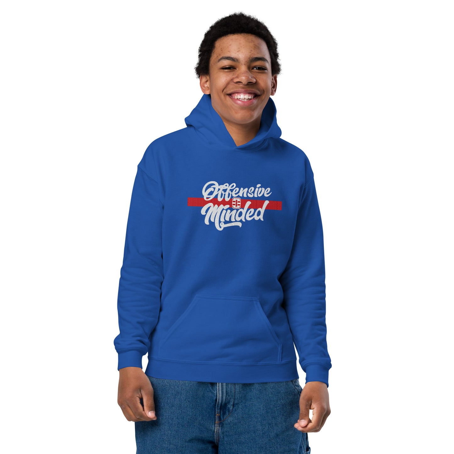 Offensive Script Youth heavy blend hoodie