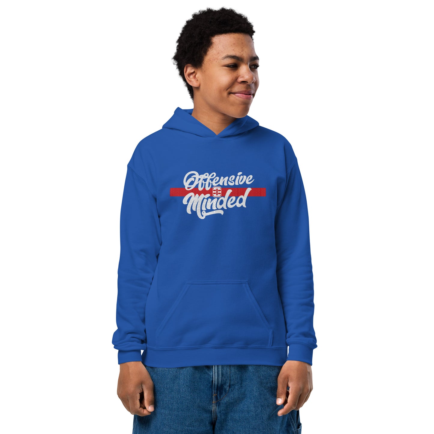 Offensive Script Youth heavy blend hoodie