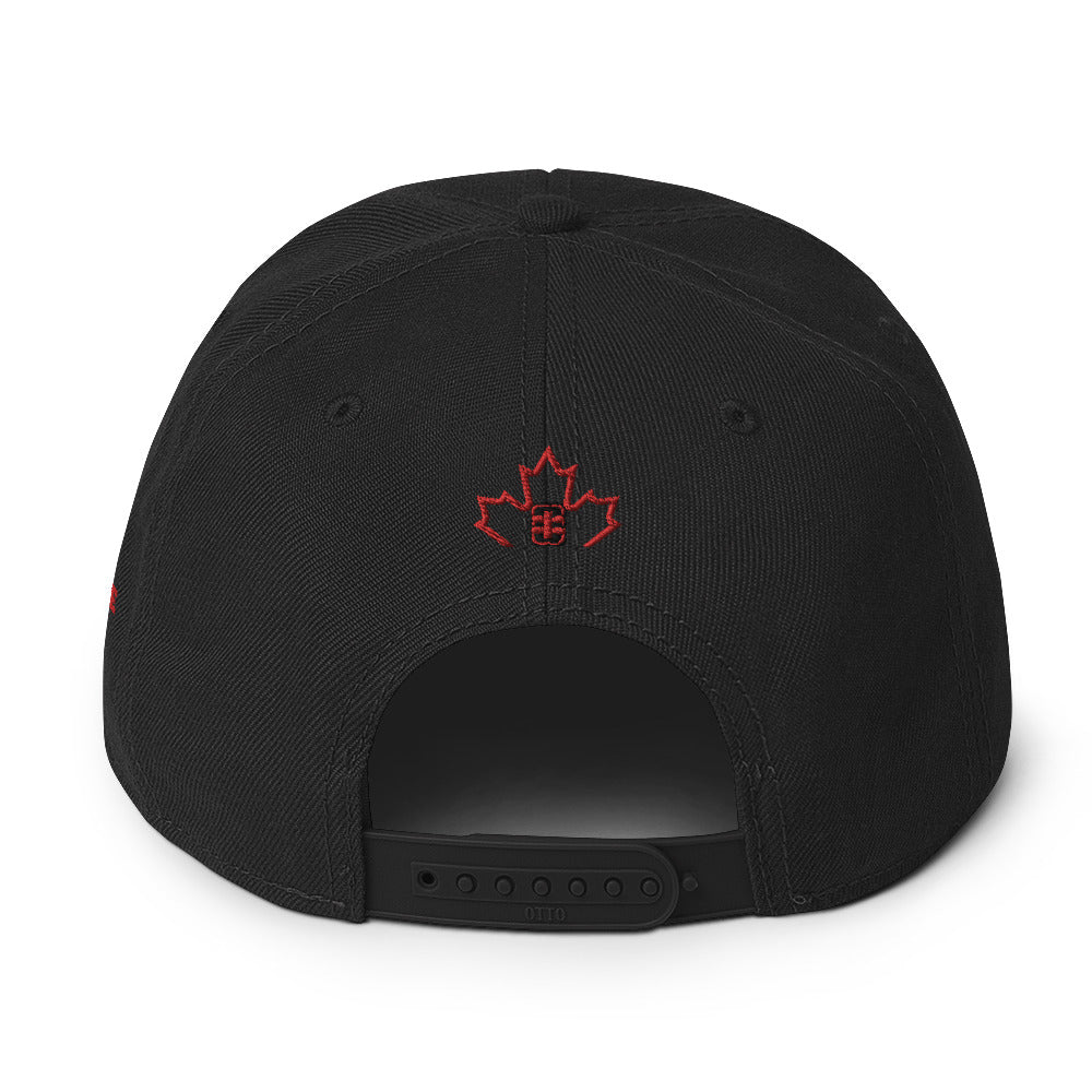 O Canada Blackout Snapback Hat