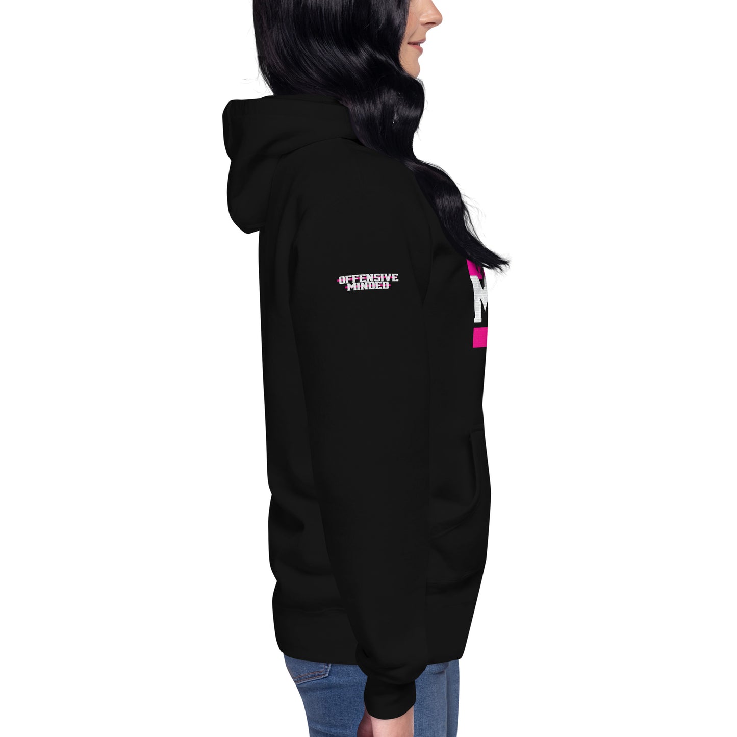 Broke Hockey Mom Pink Women's Hoodie