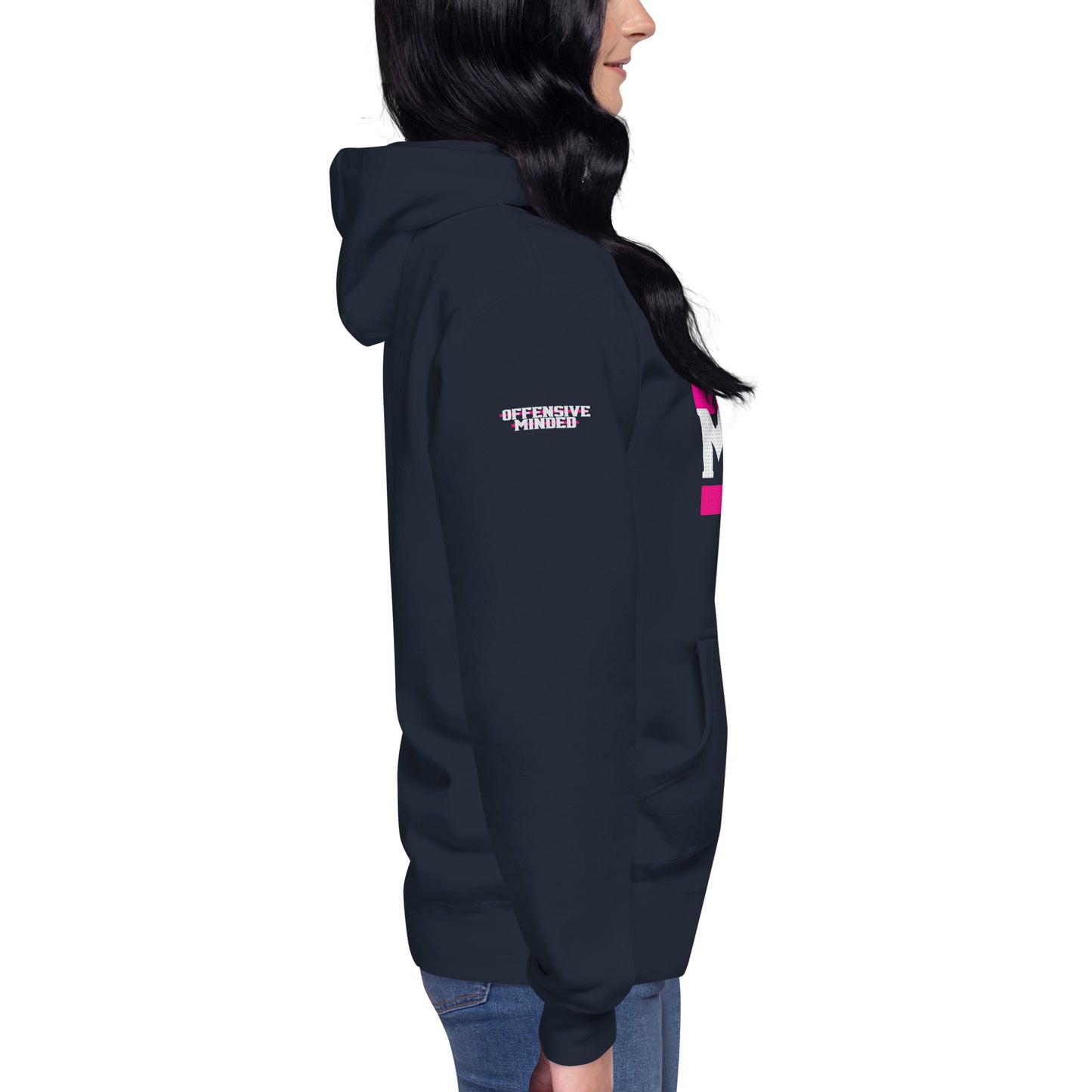 Broke Hockey Mom Pink Women's Hoodie