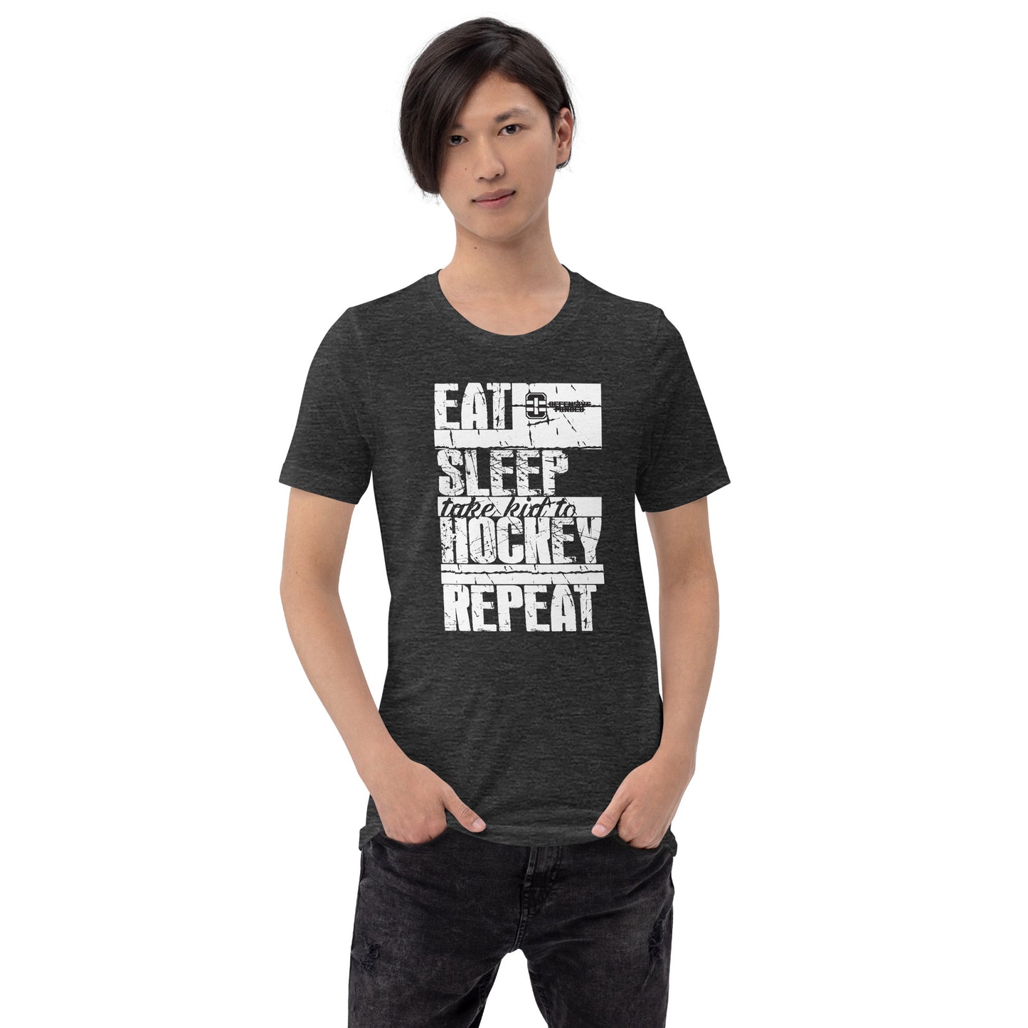 Eat Sleep Hockey Repeat Unisex t-shirt