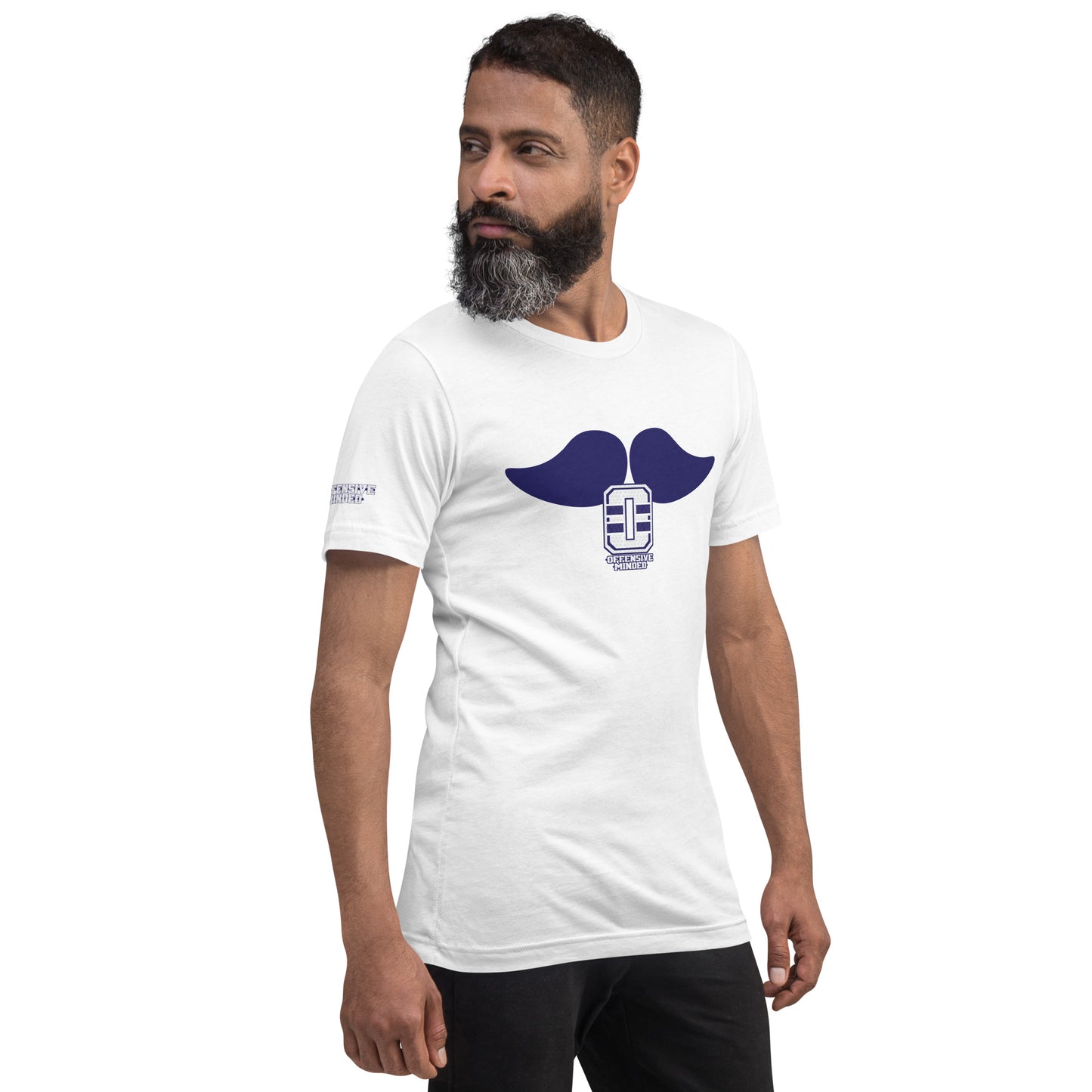 Big Papi Stache White Unisex t-shirt