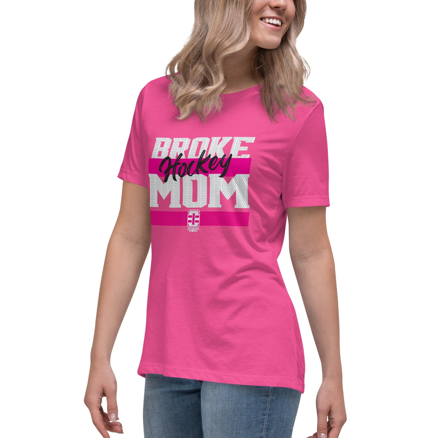 Broke Hockey Mom Women's Relaxed T-Shirt