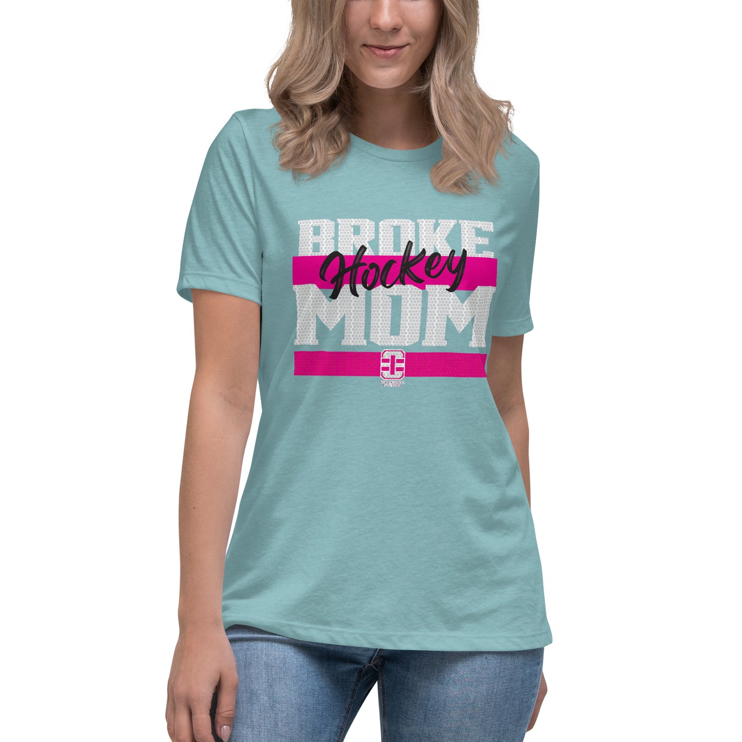 Broke Hockey Mom Women's Relaxed T-Shirt