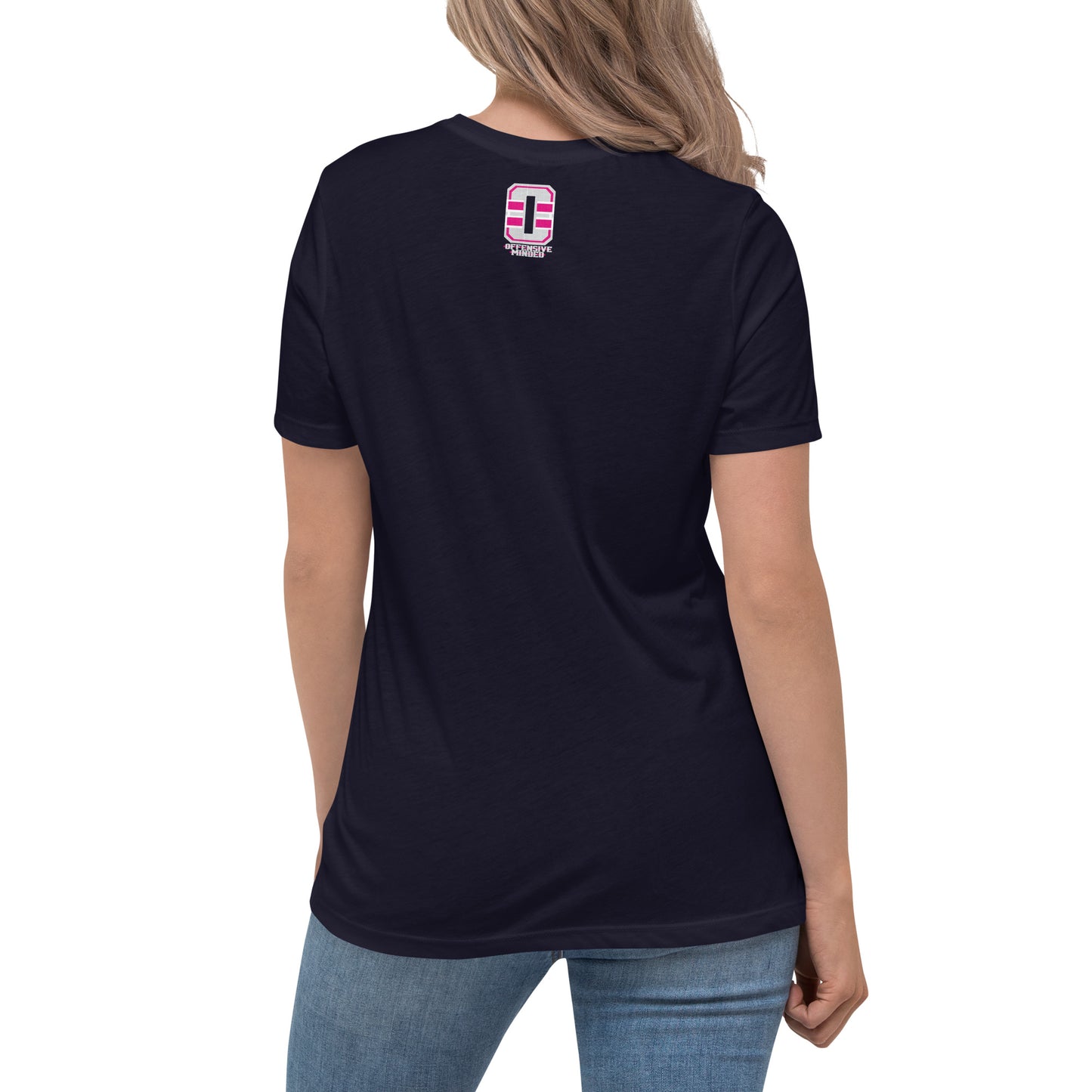 Broke Hockey Mom Pink Women's Relaxed T-Shirt