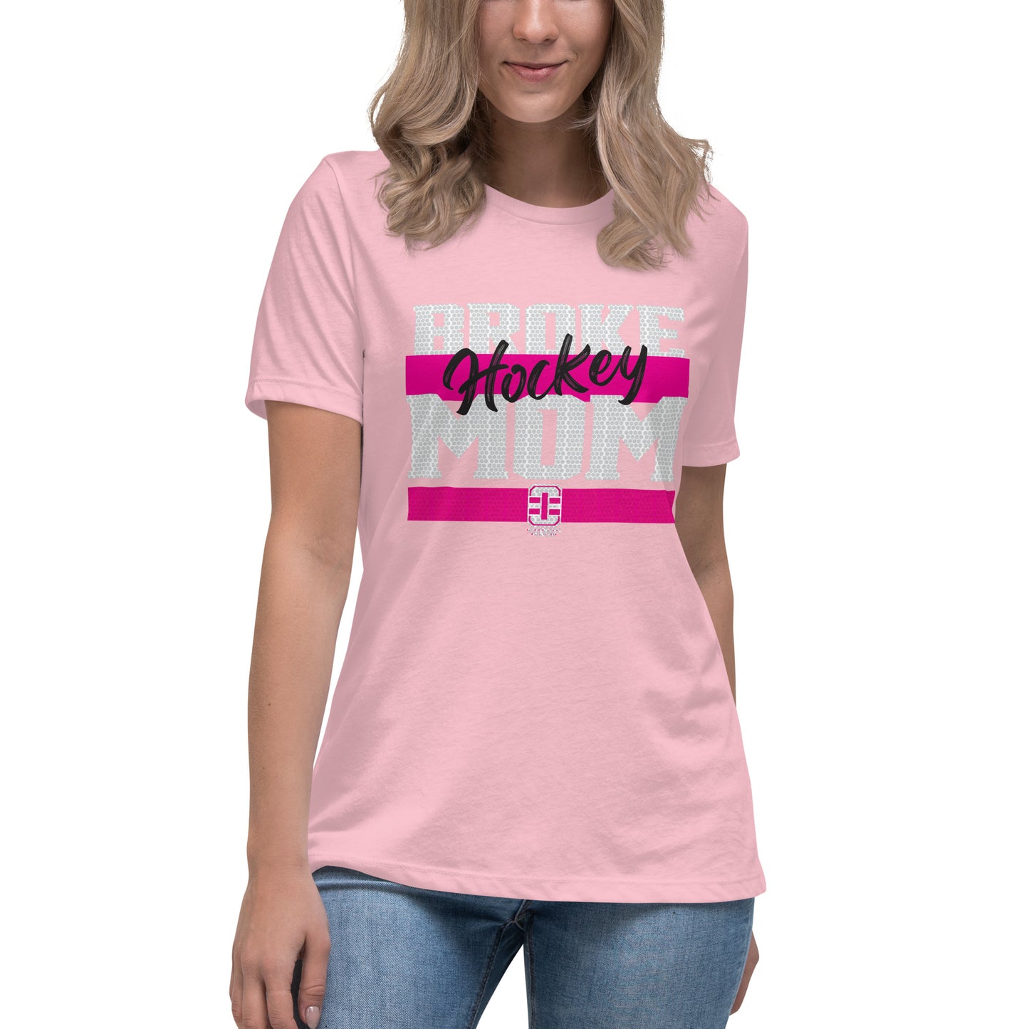 Broke Hockey Mom Women's Relaxed T-Shirt