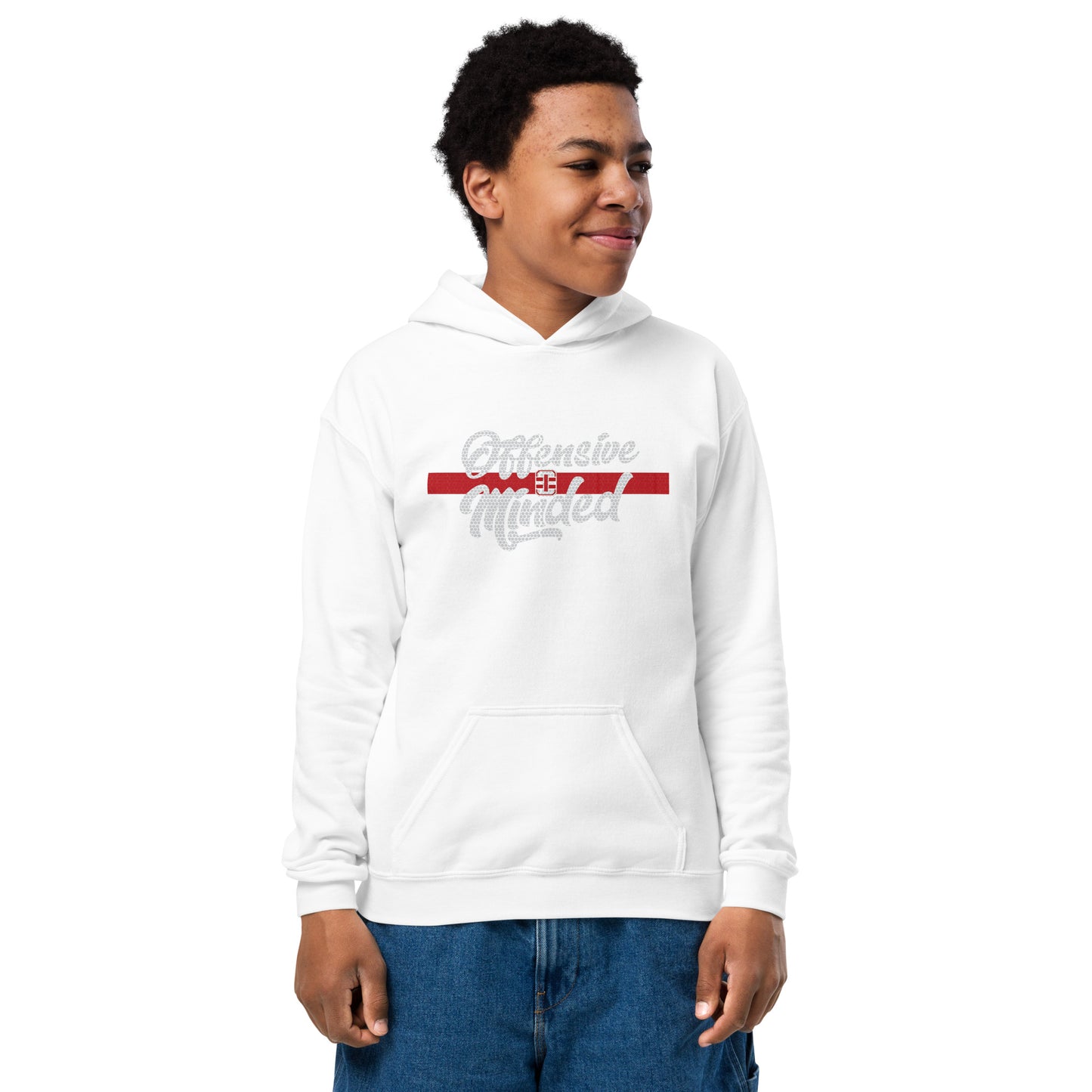 Offensive Script Youth heavy blend hoodie
