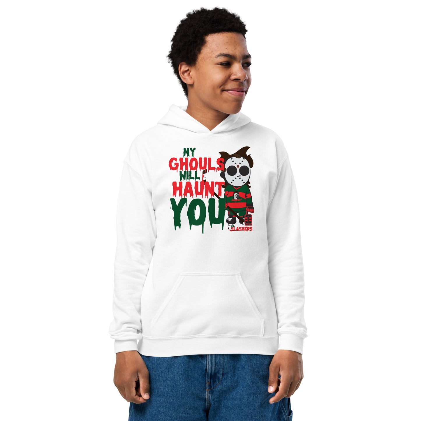 My Ghouls Will Haunt You Youth Hoodie